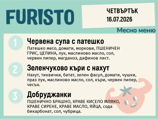 [DY.06.26.10735] Меню 16.07 месно 200гр.