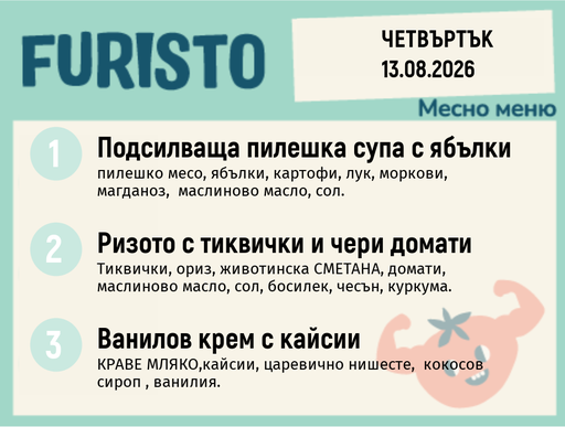 [DY.07.26.11227] Меню 13.08 месно 200гр.