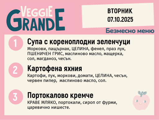 [DY.09.25.6797] Меню 07.10 безмесно 300гр.