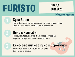 Меню 26.11 месно 200гр.