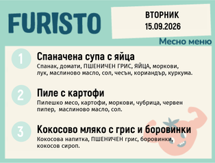 Меню 15.09 месно 200гр.