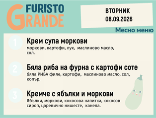 Меню 08.09 месно 300гр.