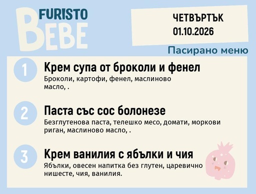 [DY.08.26.12006] Меню 01.10 Bebe 200гр.