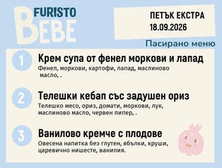 Меню 18.09 Екстра Bebe 200гр.