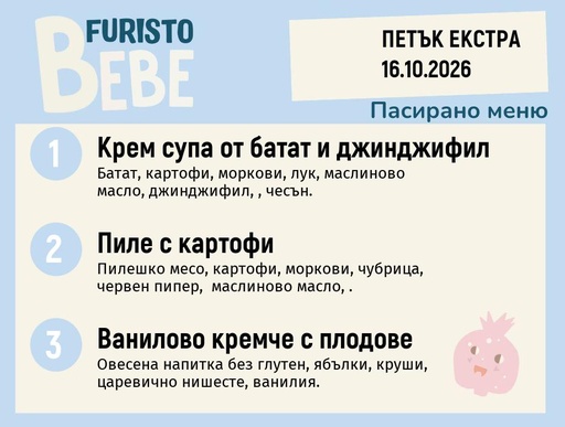 [DY.09.26.12536] Меню 16.10 Екстра Bebe 200гр.