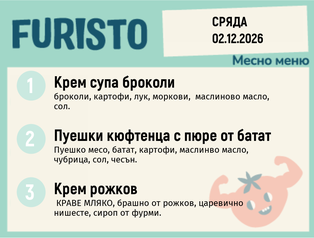 Меню 02.12 месно 200гр.