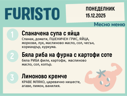 [DY.11.25.7777] Меню 15.12 месно 200гр.