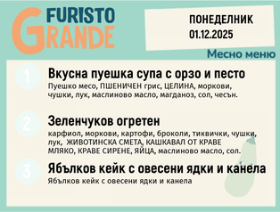 Меню 01.12 месно 300гр.