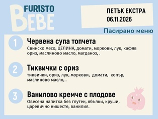Меню 06.11 Екстра Bebe 200гр.