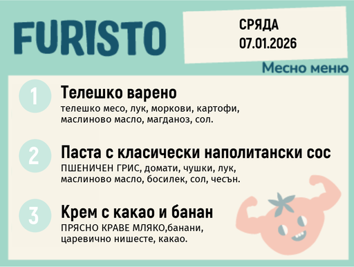 [DY.12.25.8132] Меню 07.01 месно 200гр. 