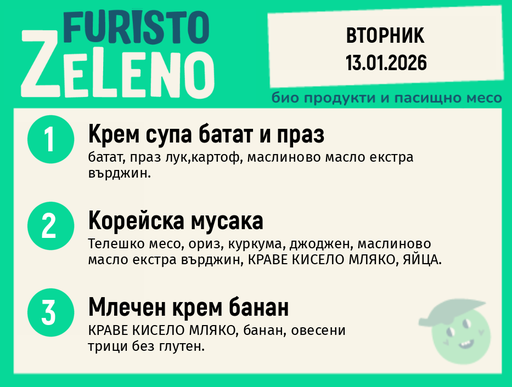 Месно 200 ZeLeno / 13 януари