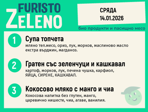 Месно 200 ZeLeno / 14 януари