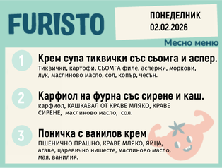 Меню 02.02 месно 200гр.