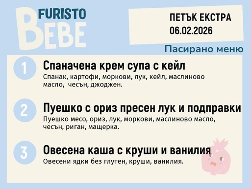 [DY.01.26.8768] Меню 06.02 Екстра Bebe 200гр. 