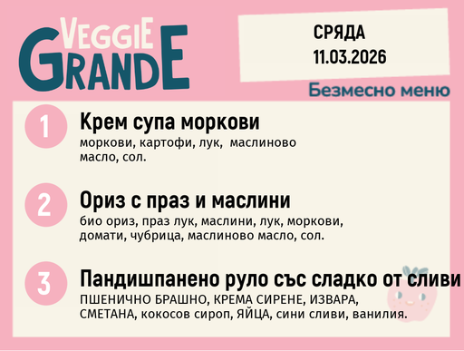 [DY.02.26.9151] Меню 11.03 безмесно 300гр.