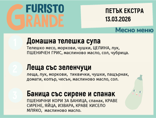 [DY.02.26.9158] Меню 13.03 Екстра месно 300гр.