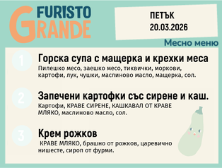 Меню 20.03 месно 300гр.