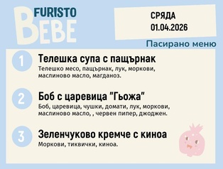 Меню 01.04 Bebe 200гр.