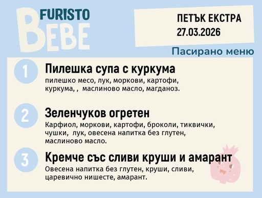 [DY.02.26.9458] Меню 27.03 Екстра Bebe 200гр.