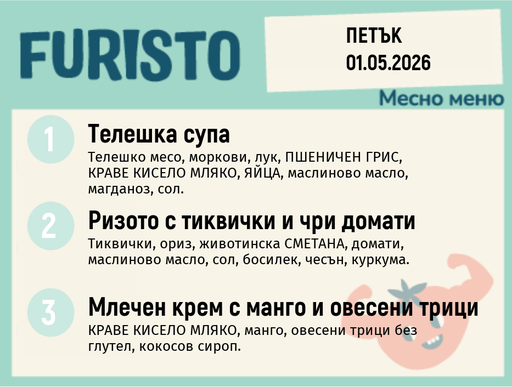 [DY.03.26.9548] Меню 01.05 месно 200гр. 
