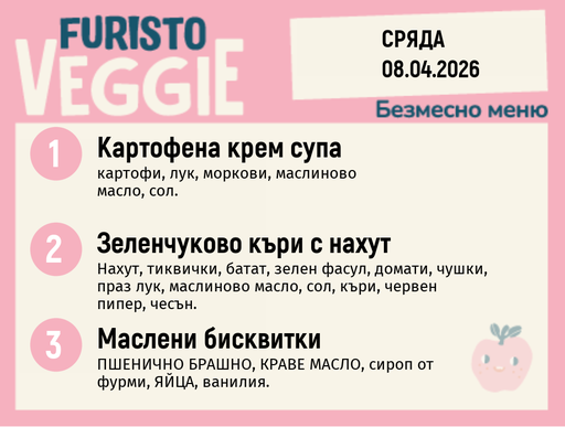 [DY.03.26.9511] Меню 08.04 безмесно 200гр.