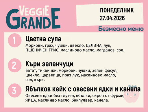 [DY.03.26.9623] Меню 27.04 безмесно 300гр.